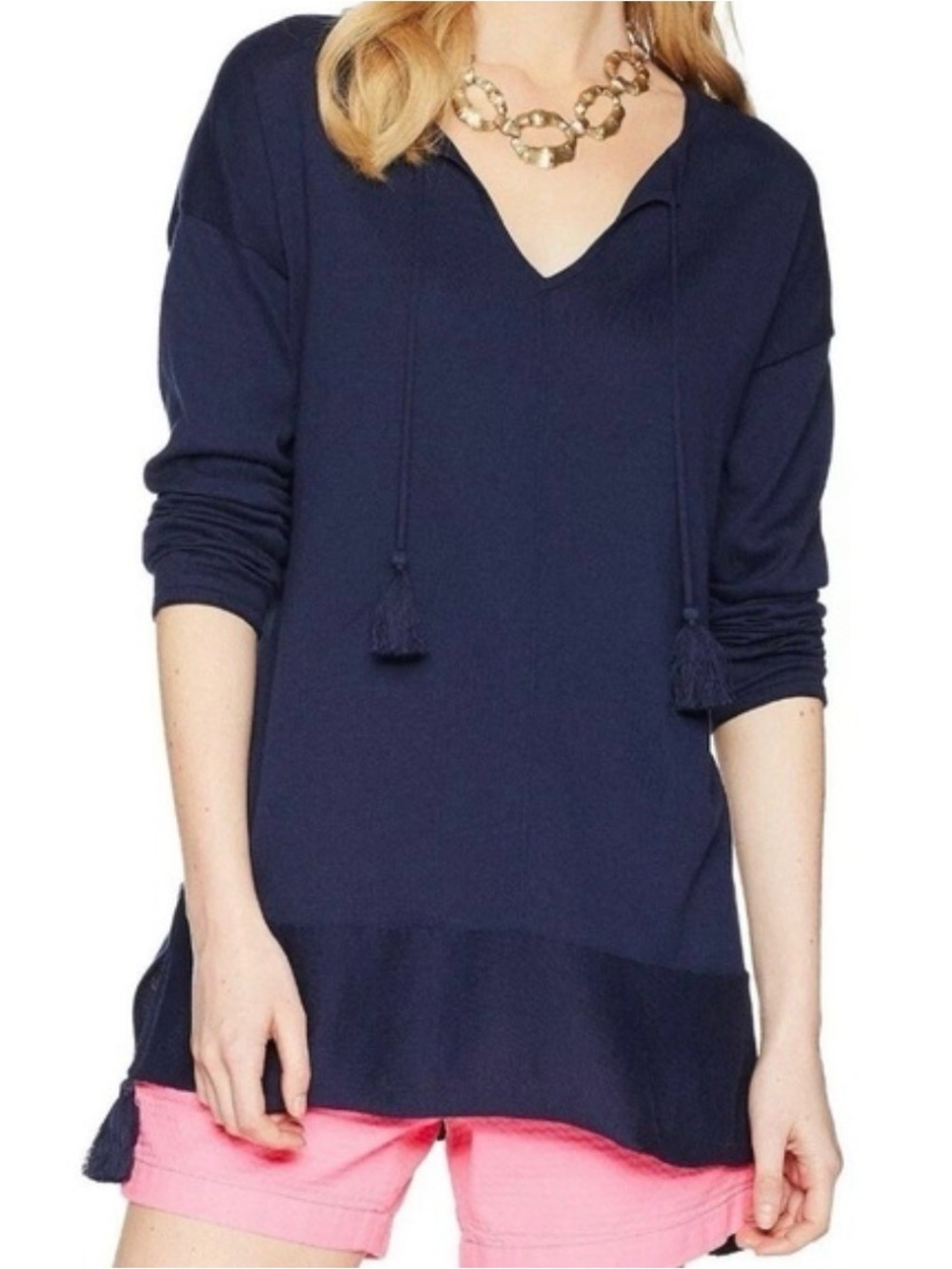 Lilly Pulitzer Colene Sweater in True Navy Blue